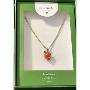 Strawberry Charm Tennis Necklace - Kate Spade New York x Target
